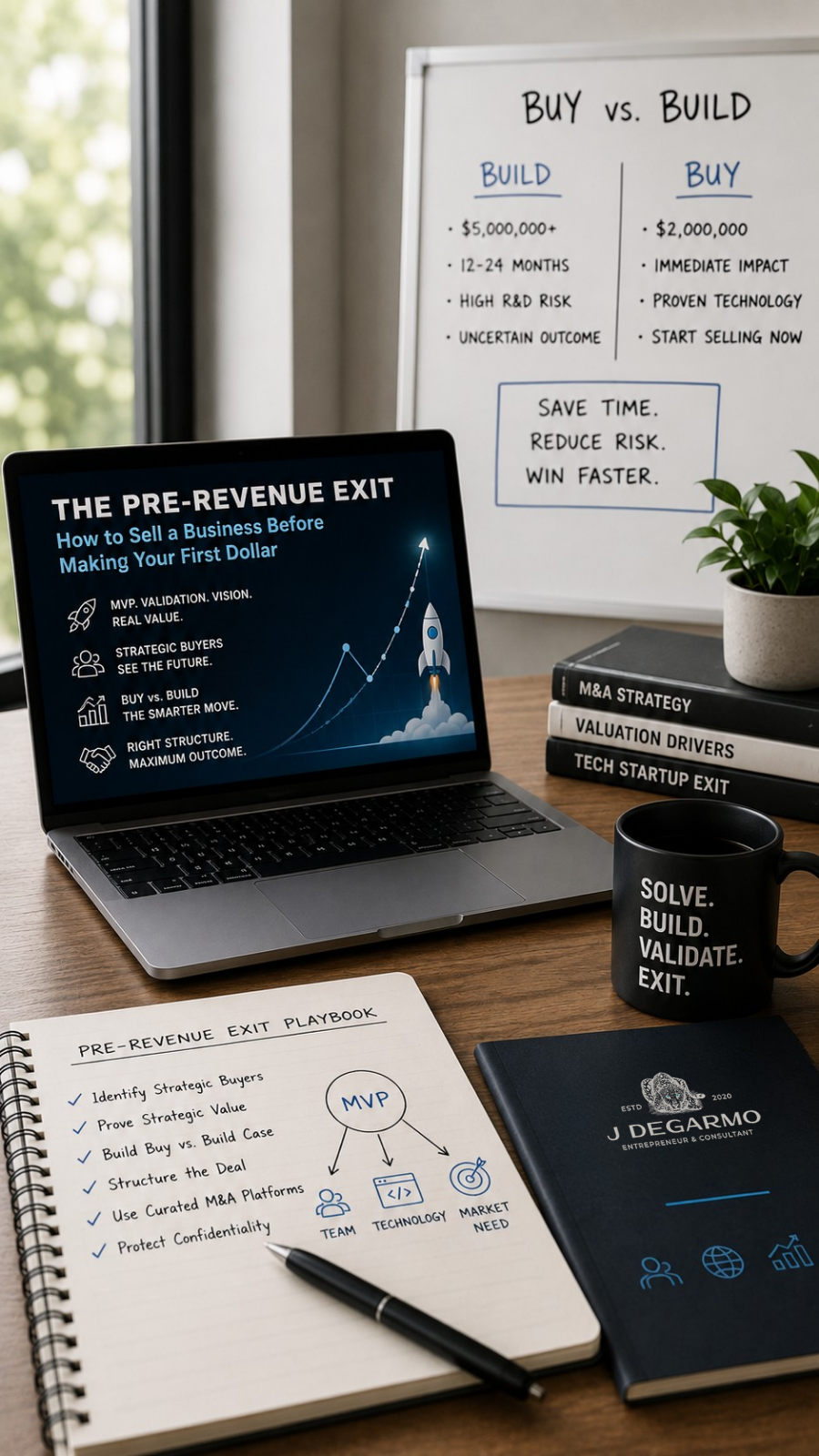 How to Sell a Business Before Making Your First Dollar