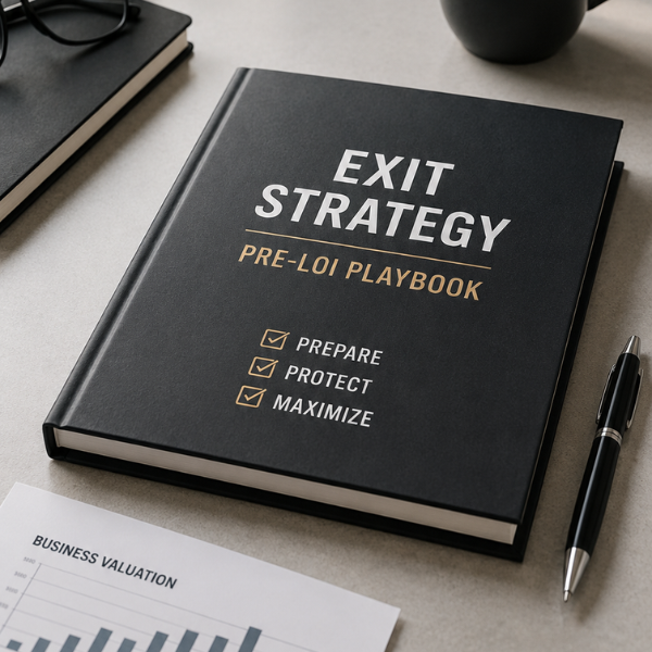 Strategic playbook guidelines for when founders plan to sell a business